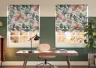 Parakeet Faux Silk Fruit Punch - Twist&fit Roman Blind