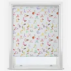 Sonova Studio Farm Alphabet White Roller Blind