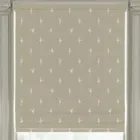Ante Decor Ballerinas Printed Cotton Made To Measure Roman Blind Toasted Marshmallow