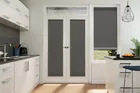 Precision Dark Grey Wood - 25mm Slat Venetian Perfect Fit Blind