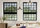 Brescia Voile Raven Black - Roman Blind