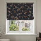 Sara Miller Birds & Gate Deep Navy No Drill Blinds Uk