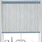 Laura Ashley Painterly Stripe Made To Measure Blackout Roller Blind River