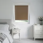 Perfect Fit Walnut Brown Venetian Blinds 25mm