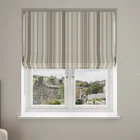 Laura Ashley Awning Stripe Dove Grey Blinds Uk
