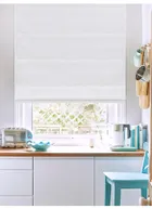 Manhattan White Roman Blind