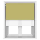 Tradechoice Blackout Green Motorised Double Roller Blind