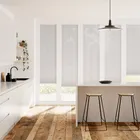 Bifold Clickfit Voile Soft Grey Pleated Blind