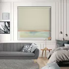 Bedtime Hessian Copper Bottom Bar Roller Blind