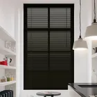 Barely Black Aluminium Venetian Blinds