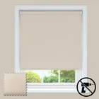 Slumber Blackout Light Grey No Drill Blackout Roller Blinds