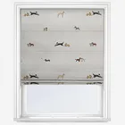Sophie Allport Doggy Daycare Off White Roman Blind