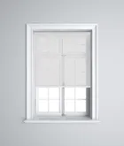 Yuri White-dark Grey 3m Roller Blinds