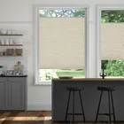 Perfect Fit Duolight Grain Parchment Thermal Blind