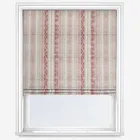 Delamere Stripe Rosso Roman Blind