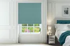 Tuscan Teal - Woven Roman Blind