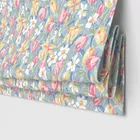 Laura Ashley Tulips China Blue Motorised Blinds Uk