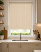 Gravity Beige - Pvc Blackout Waterproof Roller Blind