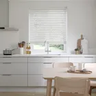 Dove White Wooden Blinds 50mm