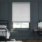 Alcyone Silver Roman Blind