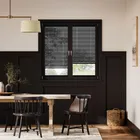 Stick On Atelier Dark Black Venetian Blind - 25mm Slat