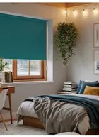 Patina Teal Blackout Roller Blind