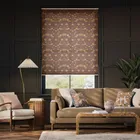 William Morris Duolight Strawberry Thief Harissa Red Thermal Blind