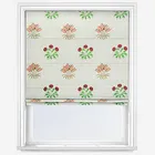 William Morris At Home Lily Flower Embroidery Madder Roman Blind