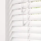 Alina White Fine Grain Faux Wooden Venetian Blinds