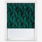 Bargello Jade Roman Blind