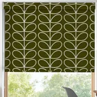 Orla Kiely Jumbo Linear Stem Made To Measure Blackout Roller Blind Kelp