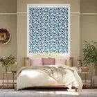 Twist2go Dancing Daisies Berry Roller Blind