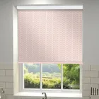 Orla Kiely Linear Stem Made To Measure Blackout Roller Blind Pink