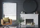 Crushed Velvet White - Roman Blind