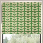 Orla Kiely Solid Stem Made To Measure Roman Blind Green