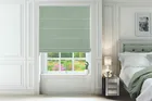 Collodi Light Sage - Herringbone Woven Roman Blind