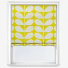 Orla Kiely Jumbo Solid Stem Yellow Roman Blind