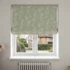 Laura Ashley Pussy Willow Moss Green No Drill Blinds Uk