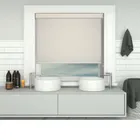 Shower Safe Beige Pelmet Roller Blind