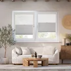 Stick On Night & Day Duo Voile Dove Thermal Blind