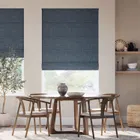 Isabella Dusky Blue Roman Blind