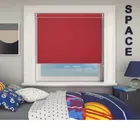 Bedtime Bright Red Pelmet Roller Blind