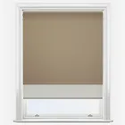 Carnival Blackout Praline & Natural Double Roller Blind
