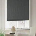 Clarence Velvet Made To Measure Roman Blind Graphite