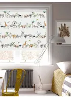 Kalahari Natural Safari Animal Childrens Roller Blind