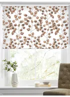 Climbers Autumn Floral Leaf Roller Blind