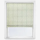 Orla Kiely Linear Stem Dark Powder Blue Roman Blind