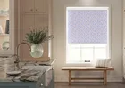 Oak Leaves Periwinkle - Twist&fit Roller Blind