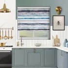 Brushstroke Indigo Roller Blind