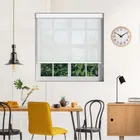 Voile White No Drill Roller Blind